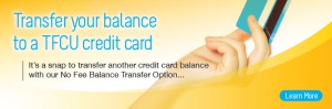 Transfer Your Balance to a TFCU Credit Card