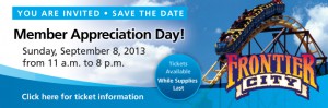 Member Appreciation Day at Frontier City