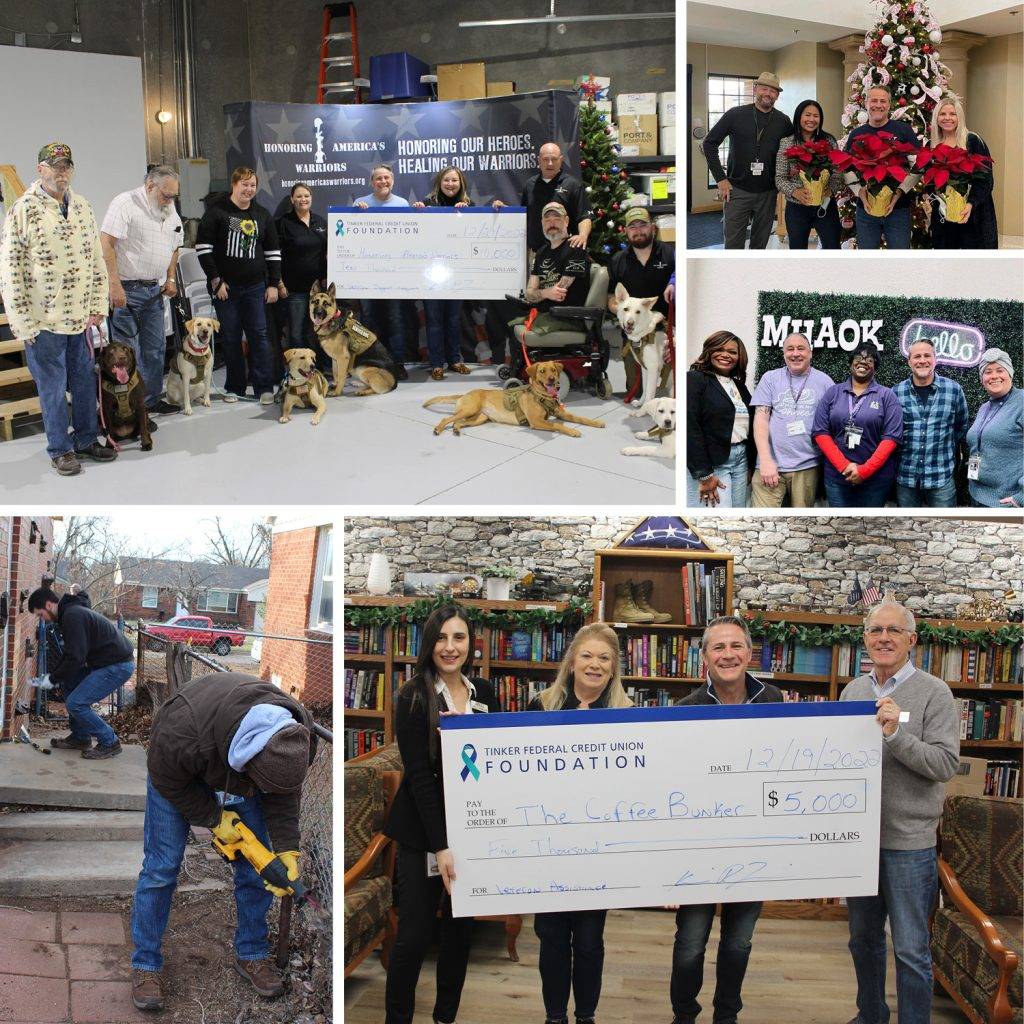 Collage of TFCU Foundation photos