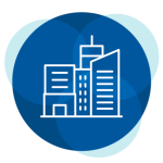 City skyline icon