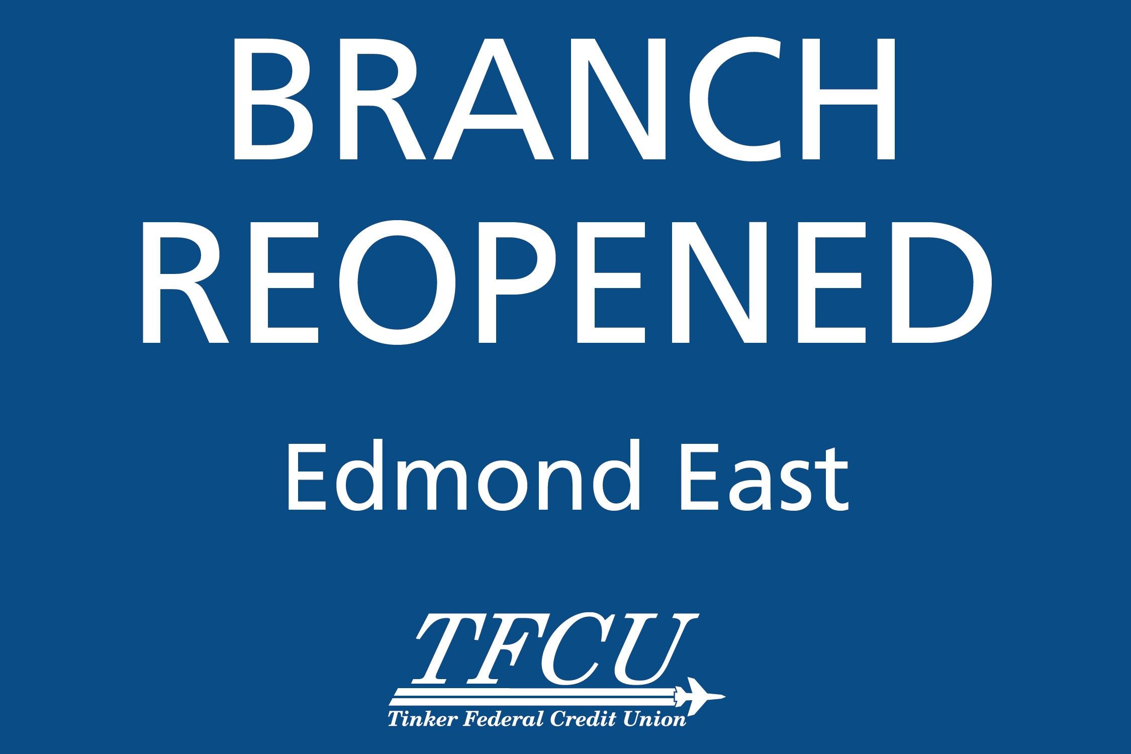 Edmond East Reopened