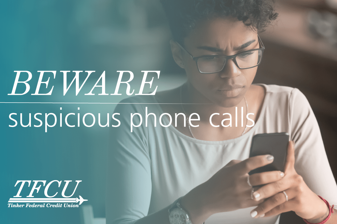 Bewwar suspicious phone calls