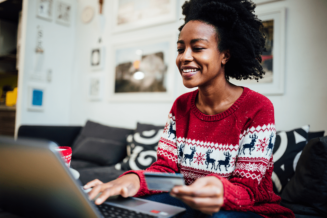 Young woman on her laptop