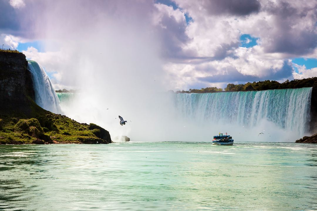 View of Niagara Falls from the Canadian side