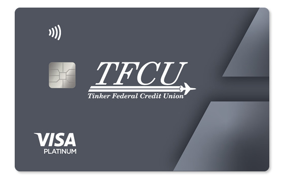 TFCU Platinum credit card.