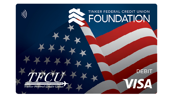 The TFCU Foundation debit card