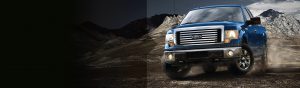 Ford truck on road