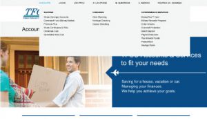 TinkerFCU.org demo on desktop