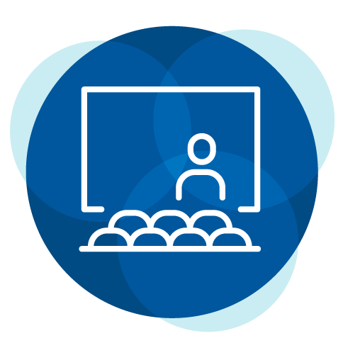 Icon showing a presentation