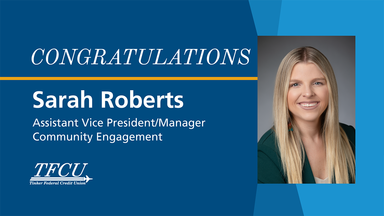 Congratulations Sarah Roberts